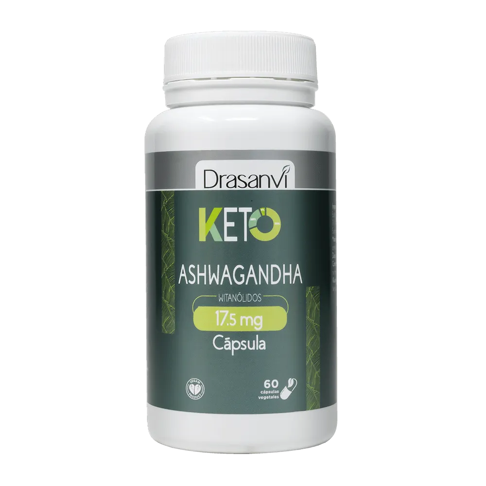 ASHWAGANDHA 60 CÁPSULAS KETO DRASANVI