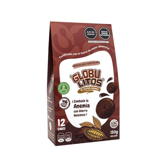 CHOCOLATE FORTIFICADO ANTIANÉMICO GLOBULITOS 120G