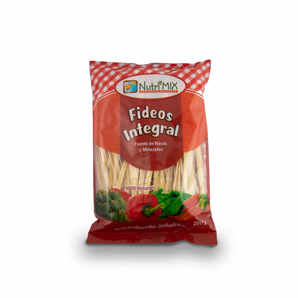 FIDEOS INTEGRAL 250GR - NUTRIMIX