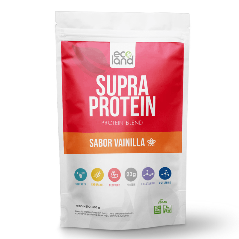 SUPRA PROTEIN SABOR VAINILLA - ECOLAND 500 GR