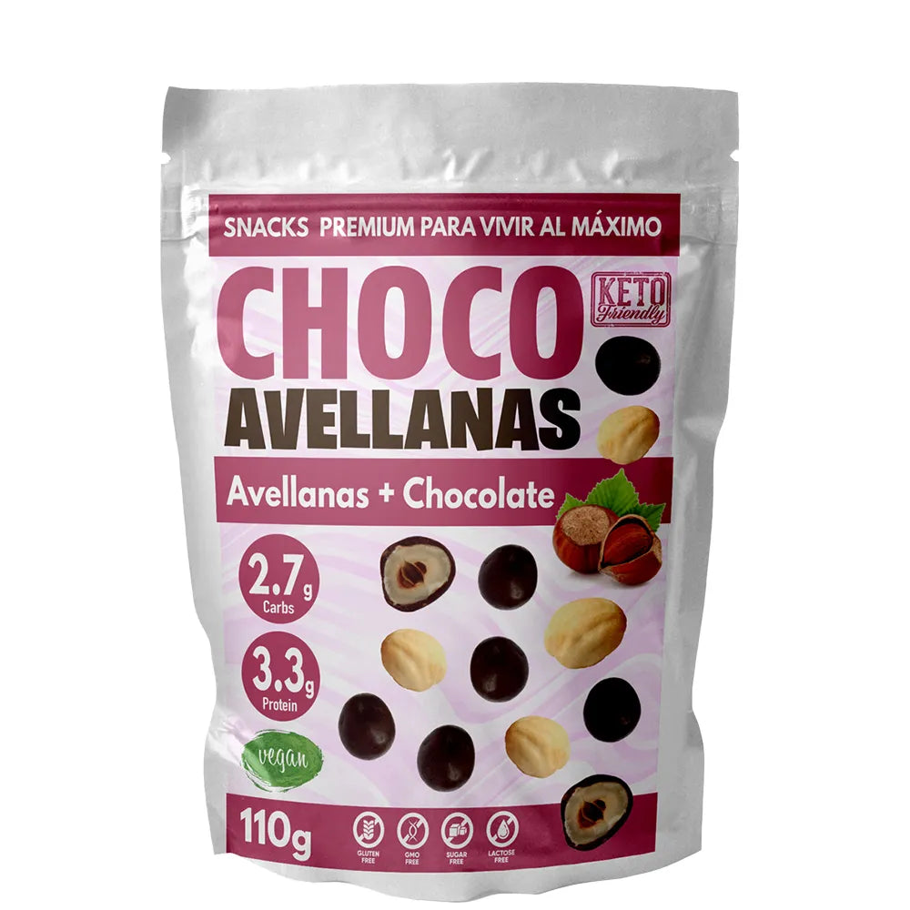 CHOCO AVELLANAS KETO 120 GR - VIVIR