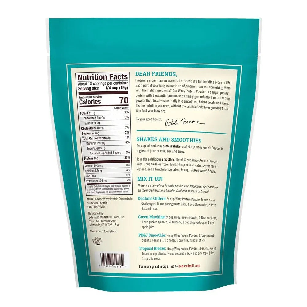 WHEY PROTEIN 340GR BOB RED MILL
