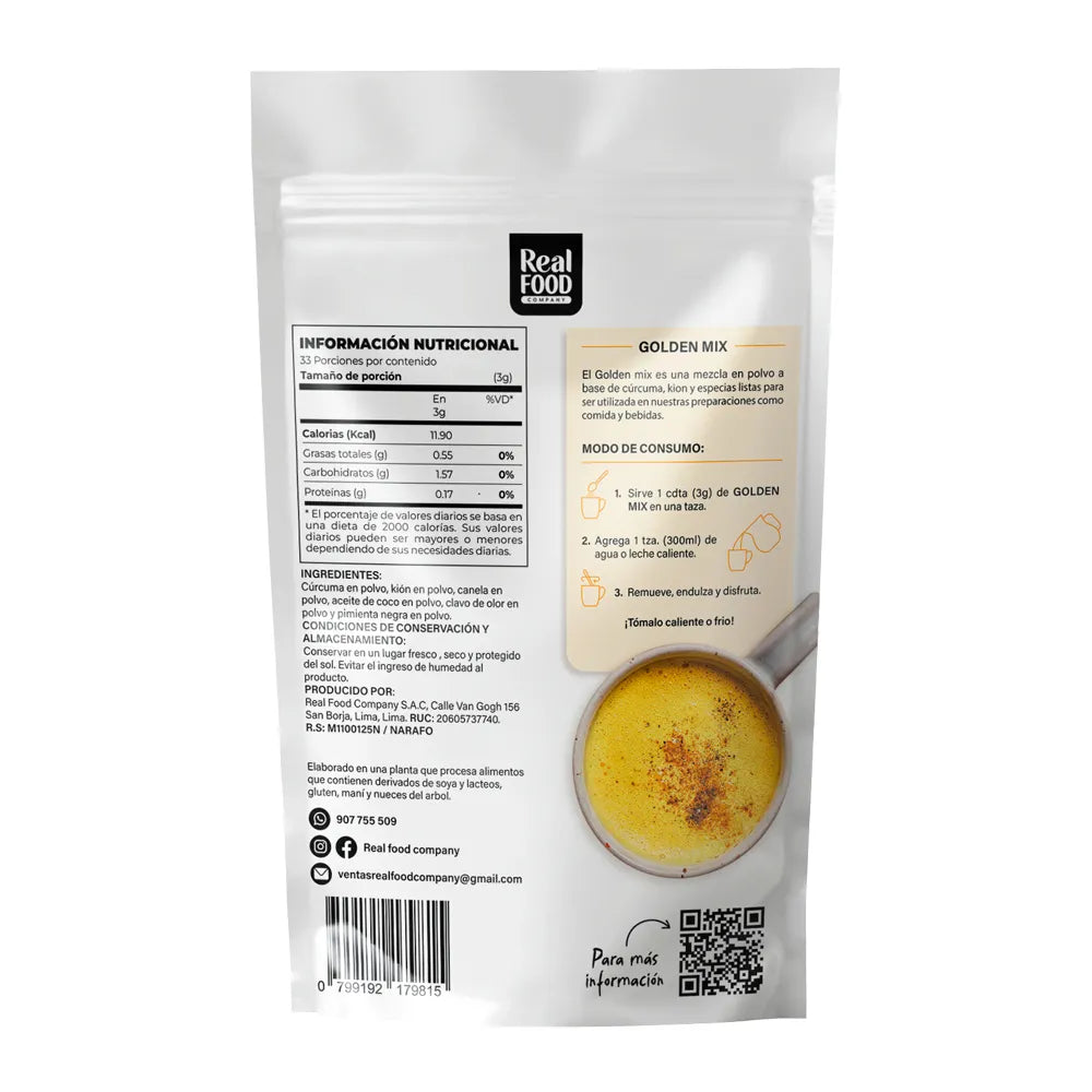 GOLDEN MIX 100GR REAL FOOD