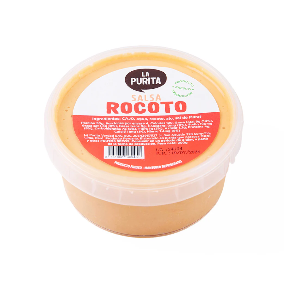 SALSA ROCOTO 200 GR - LA PURITA