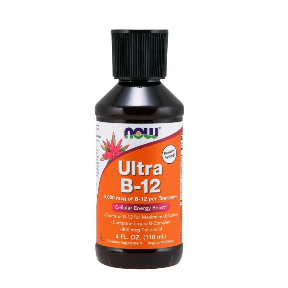 ULTRA B-12 5000 MCGR 118 ML - NOW