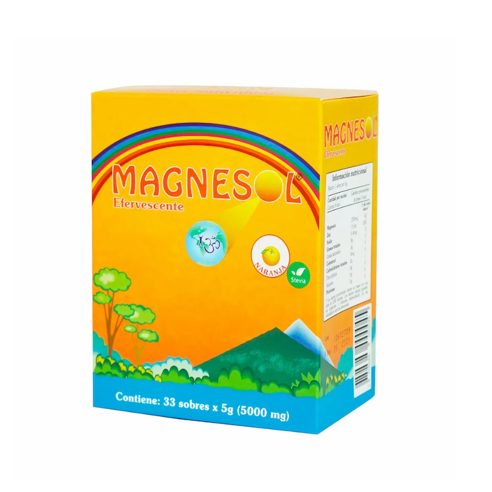 MAGNESOL EFERVESCENTE SABOR NARANJA - MAGNESOL
