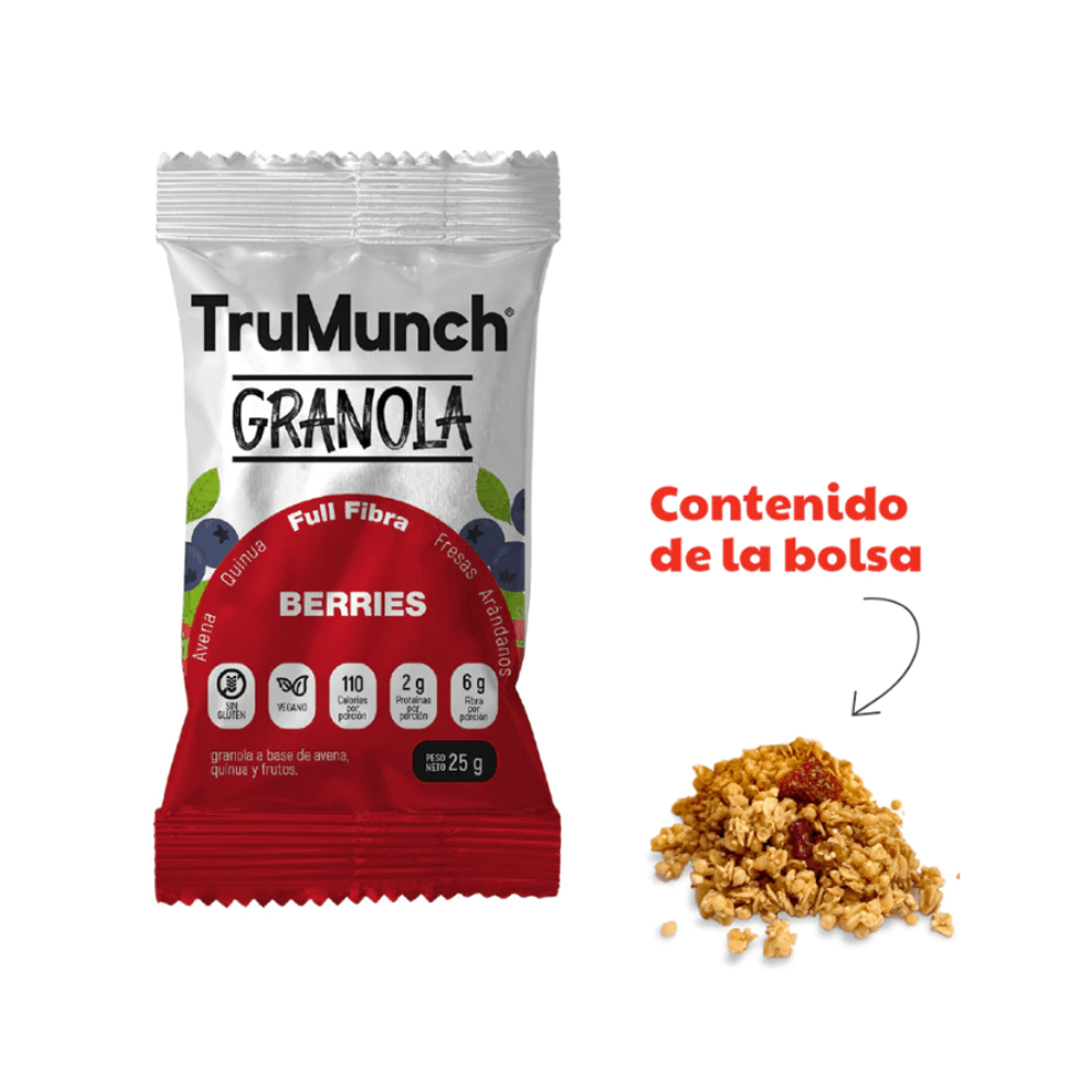 TRUMUNCH GRANOLA BERRIES 25GR - TRUMUNCH