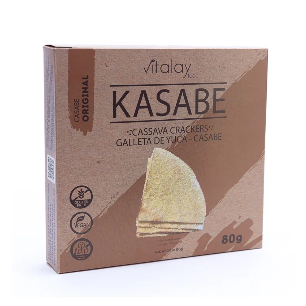 KASABE GALLETA DE YUCA 80 GR - VITALAY