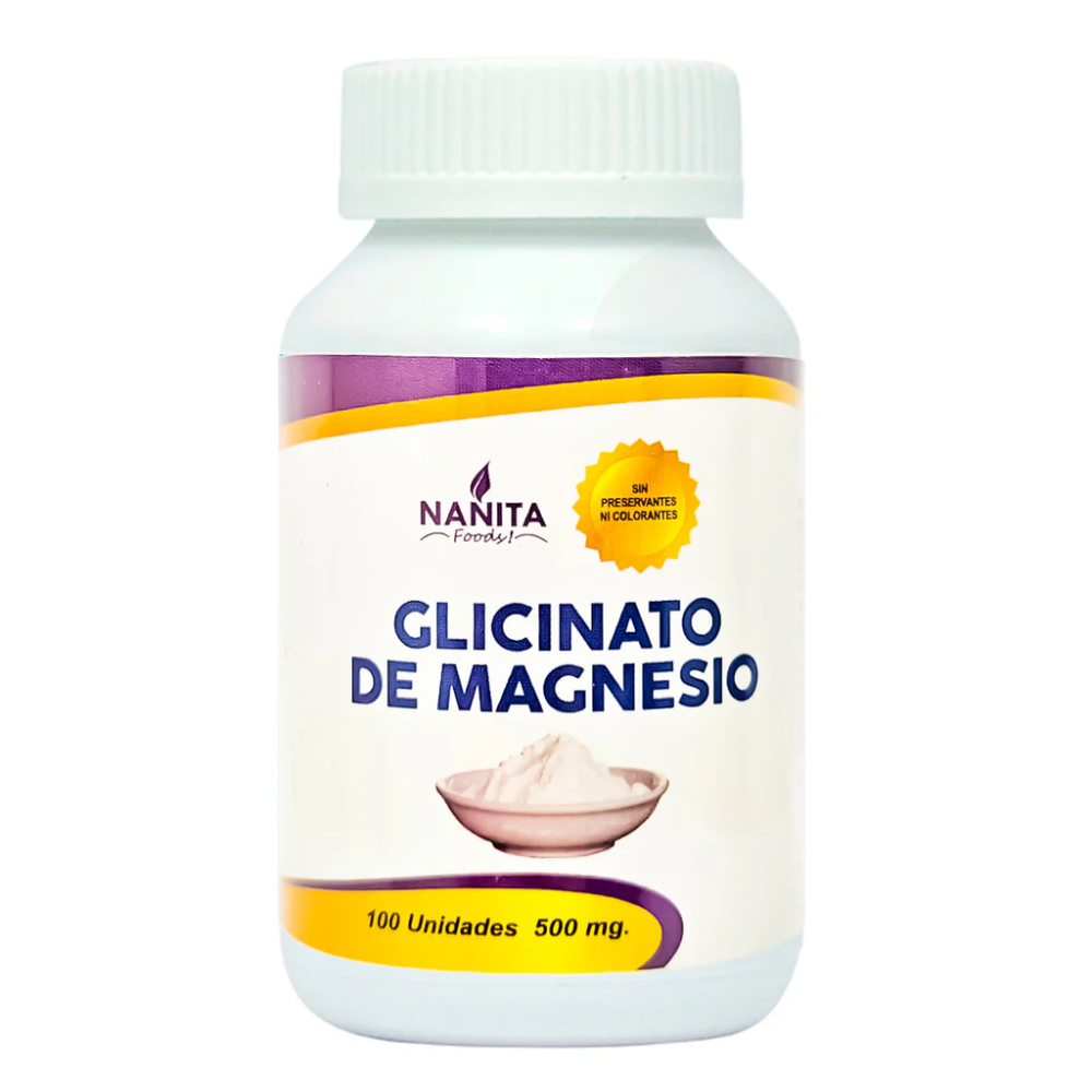 GLICINATO DE MAGNESIO 500 MG - NANITA FOODS