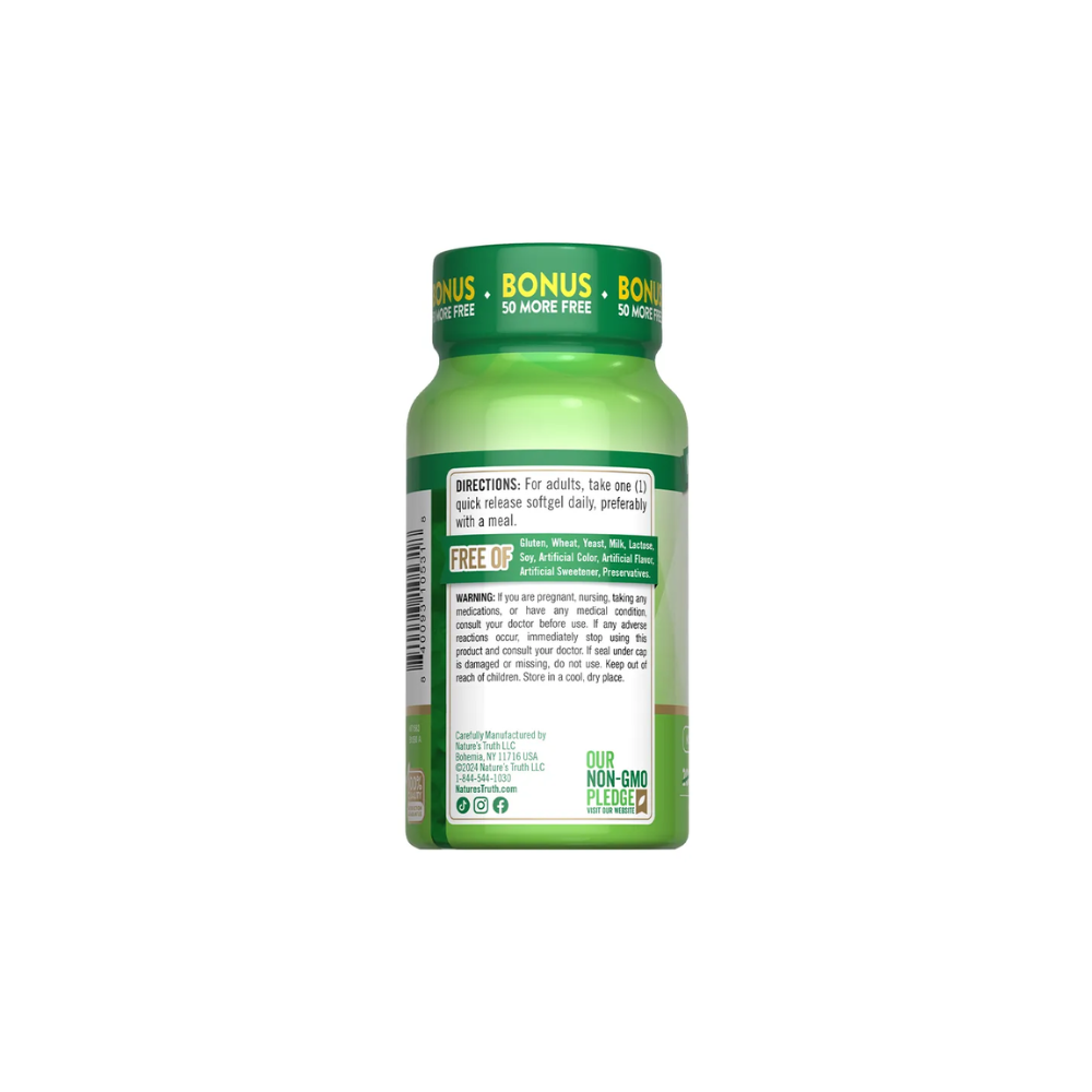 D3 1000 IU 25MCG 250SOFTGEL NATURES TRUTH