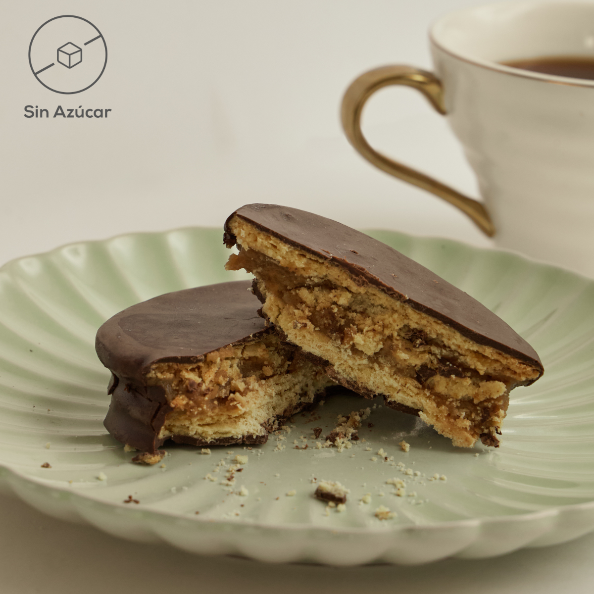 ALFAJOR DE CHOCOLATE CON STEVIA - SCHOCOLADE