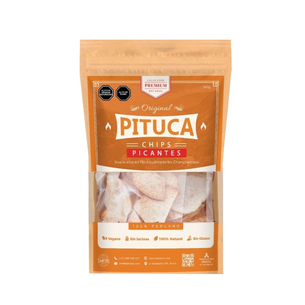 PITUCA CHIPS PICANTE 160 GR - PITUCA
