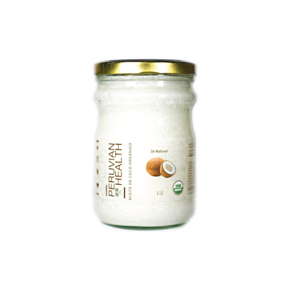 ACEITE DE COCO ORGANICO 1 LT - PERUVIAN HEALTH