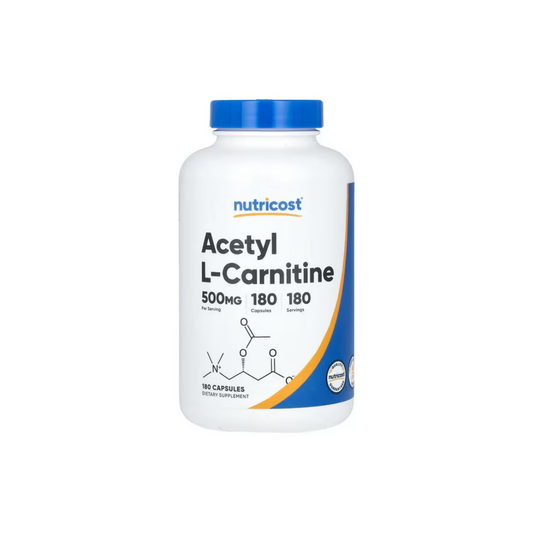 ACETYL L-CARNITINE 500 MG 180CAP NUTRICOST
