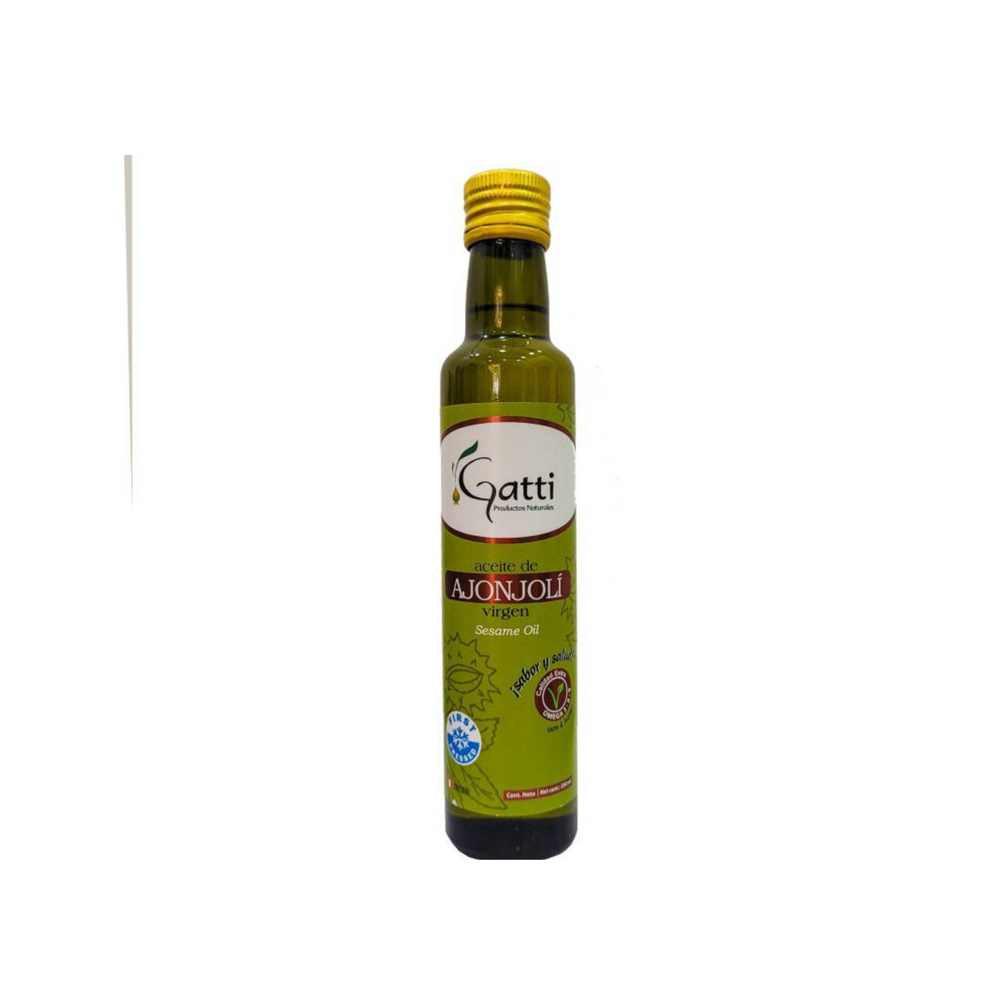 ACEITE DE AJONJOLI TOSTADO VIRGEN - GATTI 250 ML