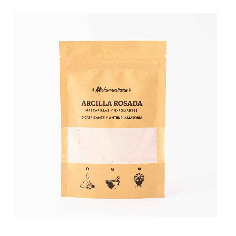ARCILLA ROSADA 80GR MISHA RASTRERA