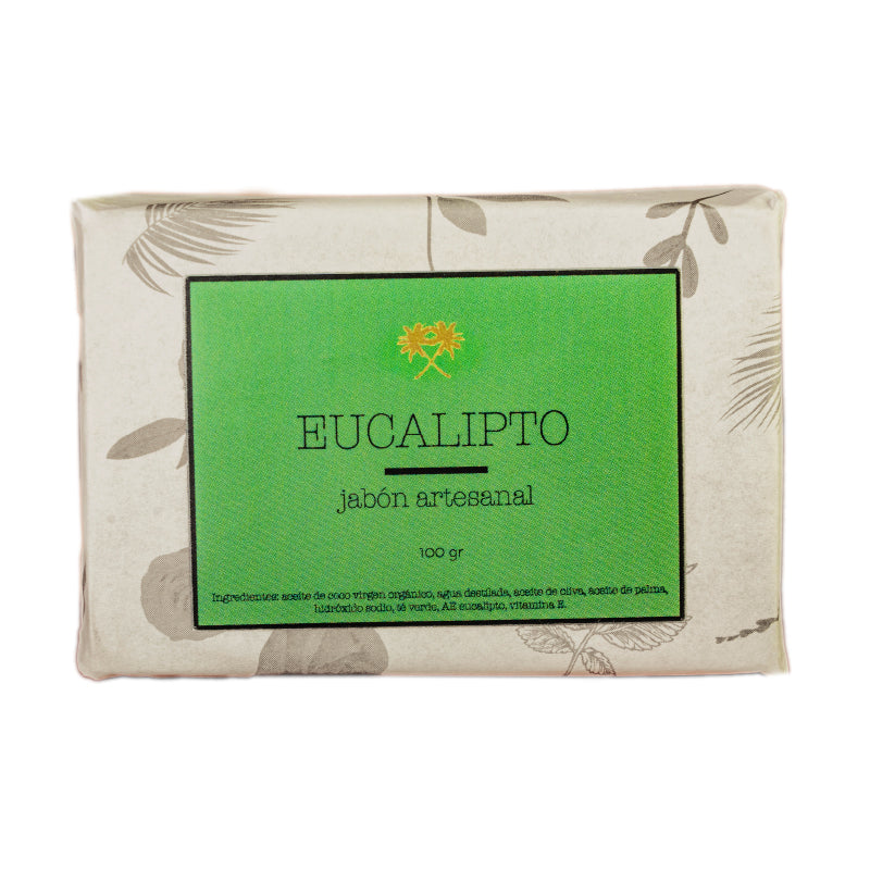 JABON ARTESANAL DE COCO EUCALIPTO 100 GR - PERUVIAN HEALTH