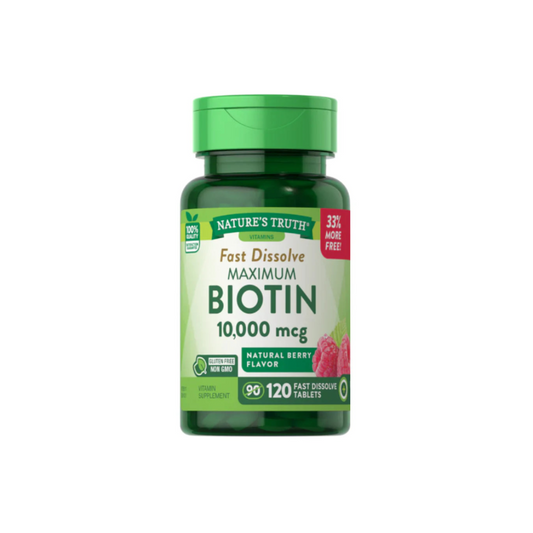 BIOTIN 10,000MCG BERRY FLAVOR NATURES TRUTH