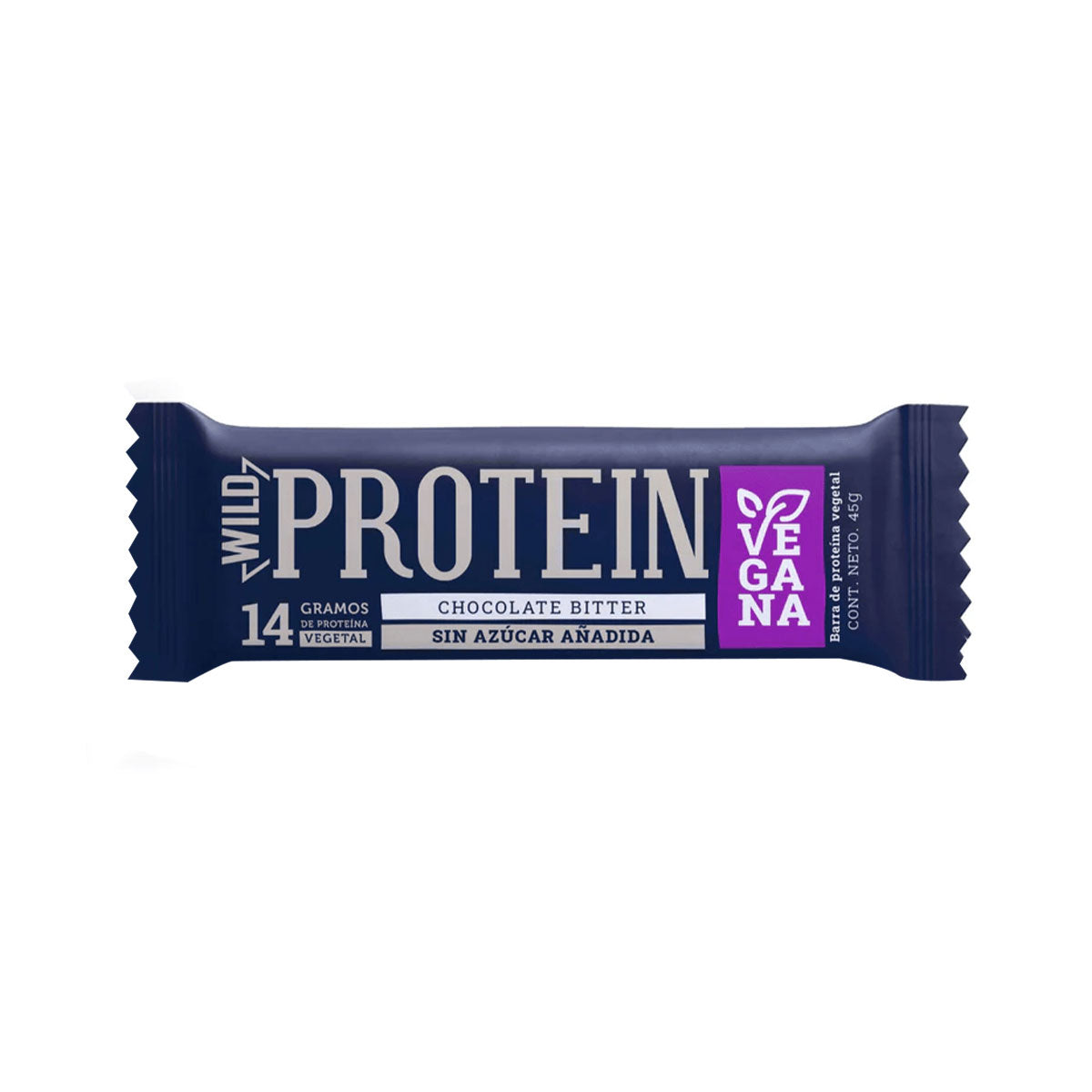 WILD PROTEIN BAR CHOCOLATE BITTER 45 GR - WILD BAR