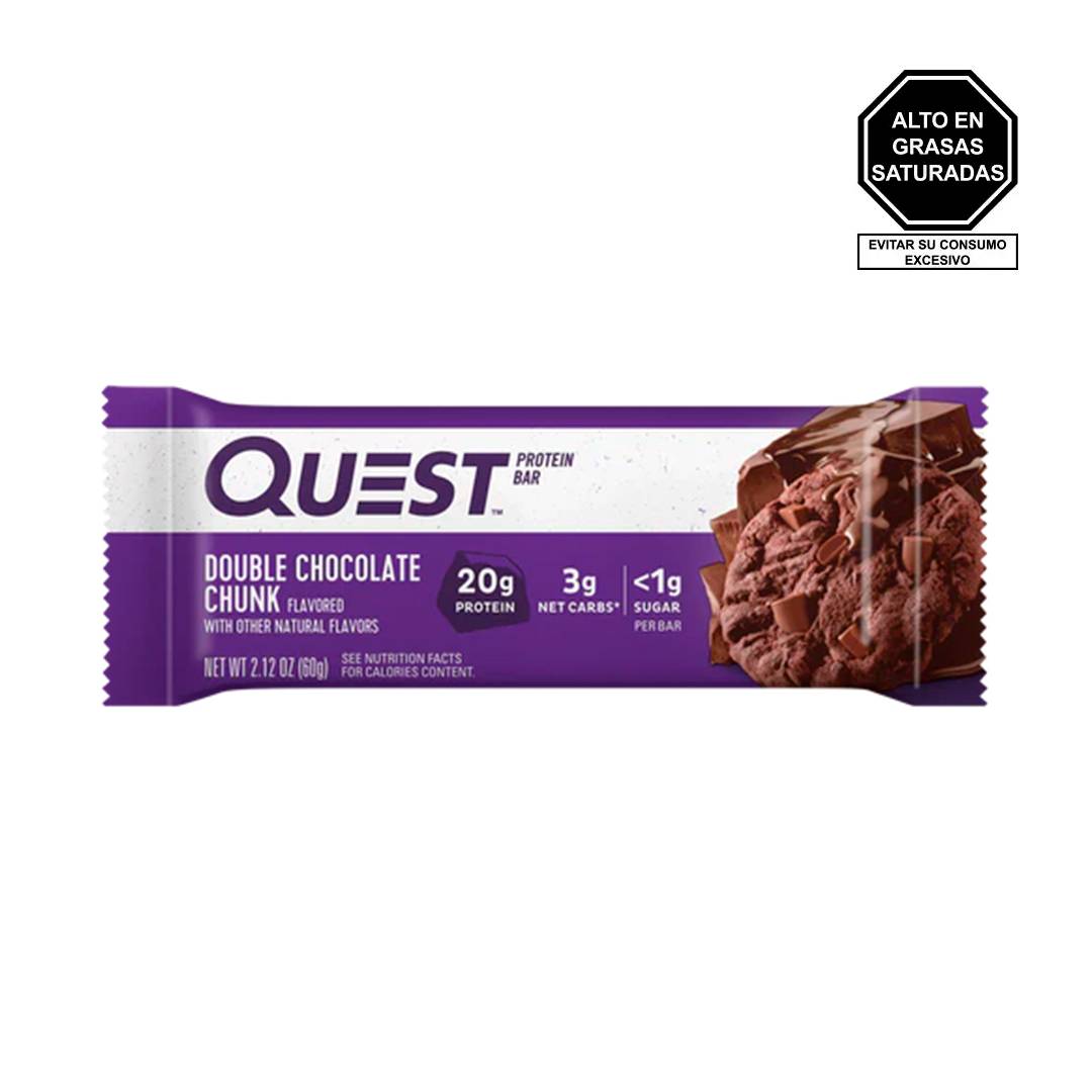 BARRA DE PROTEINA 60G CHOCOLATE CHUNK - QUEST NUTRITION