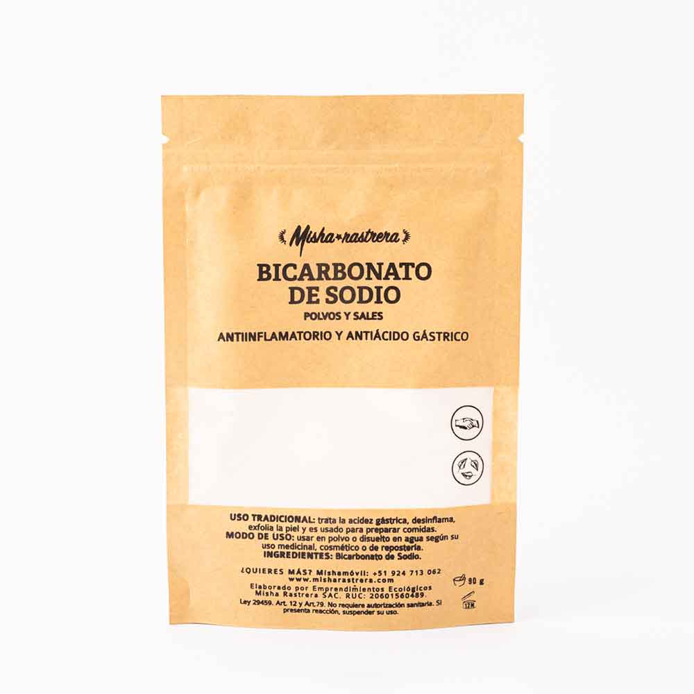 BICARBONATO DE SODIO 90G - MISHA RASTRERA