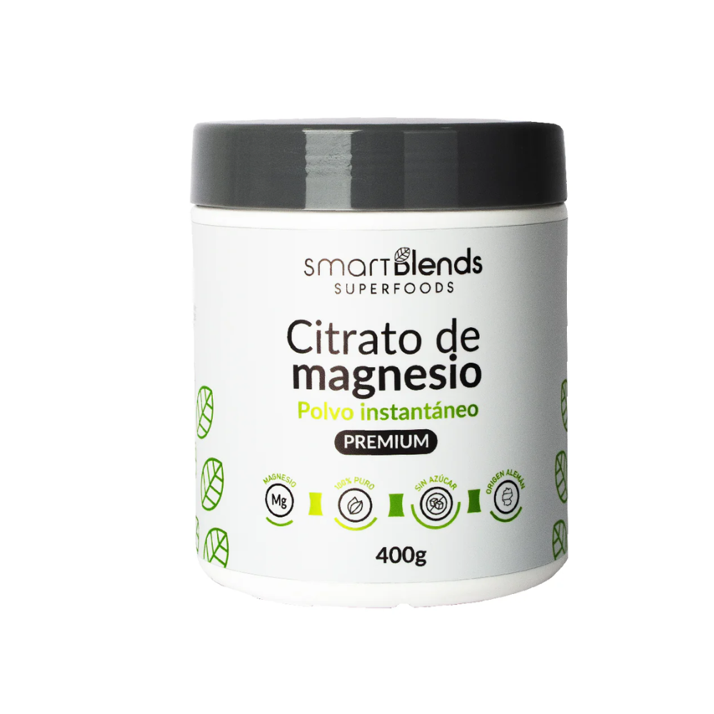 CITRATO DE MAGNESIO PREMIUM 400GR (POMO) -SMART BLENDS