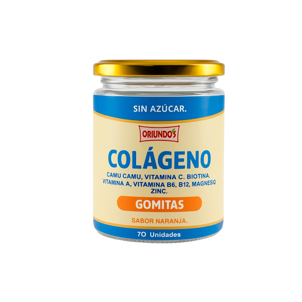 COLAGENO SIN AZUCAR GOMITAS 70 CAP ORIUNDOS
