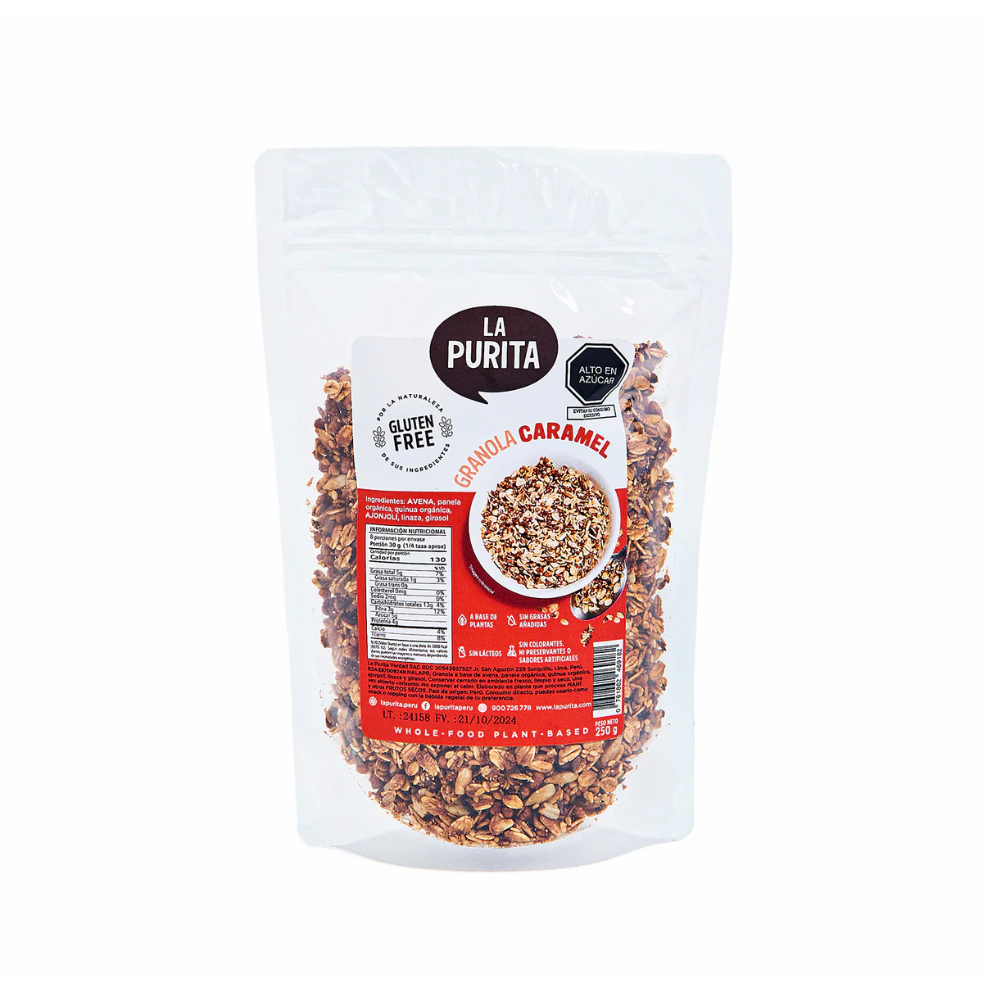 GRANOLA AVENA CARAMEL - LA PURITA