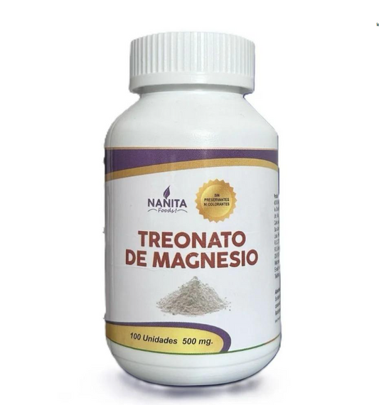 TREONATO DE MAGNESIO 500MG NANITA FOODS