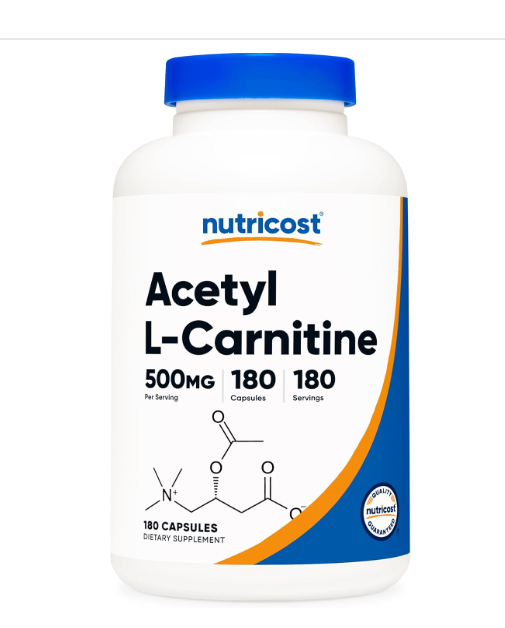 ACETYL L-CARNITINE 500 MG 180CAP NUTRICOST