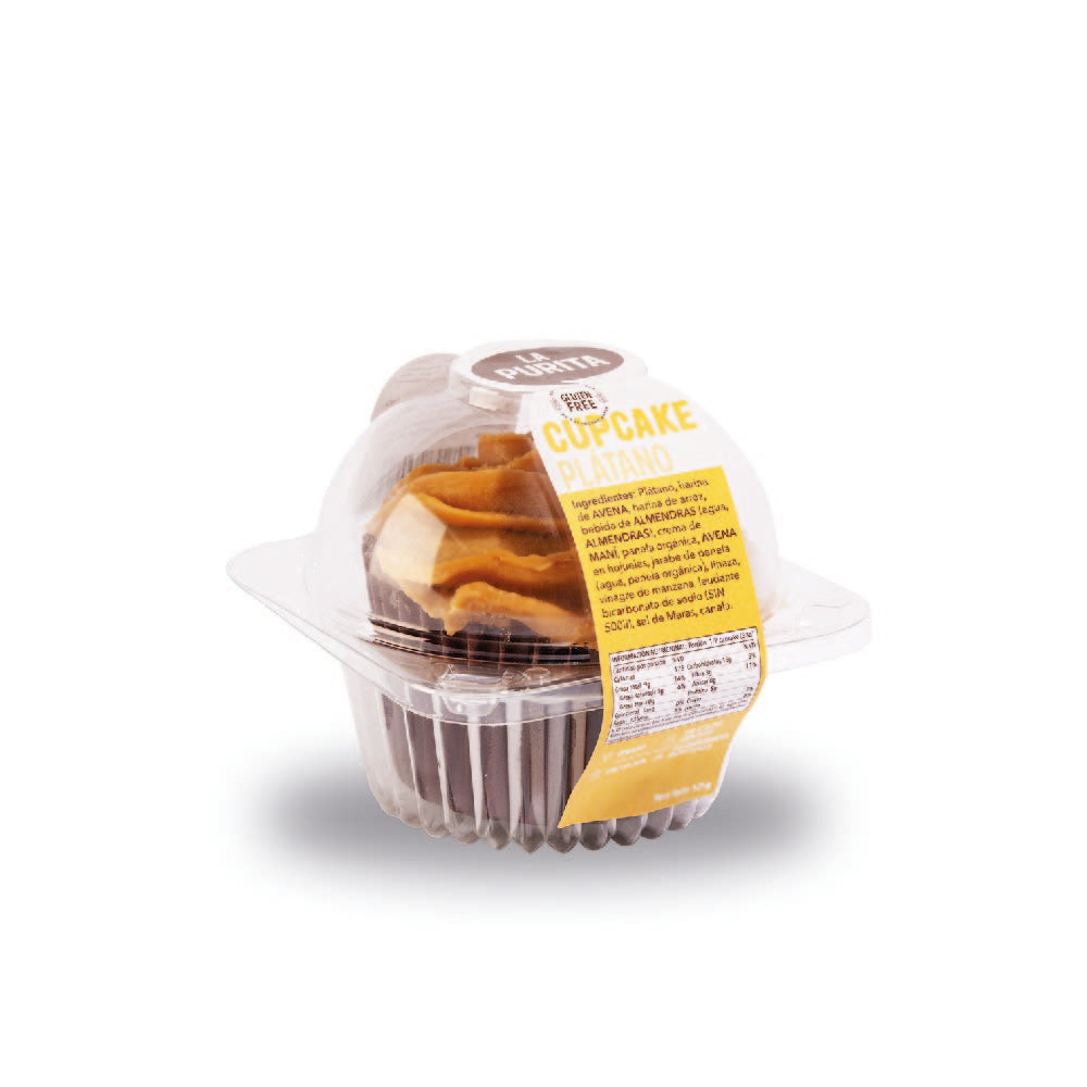 CUPCAKE DE PLÁTANO GLUTEN FREE - LA PURITA