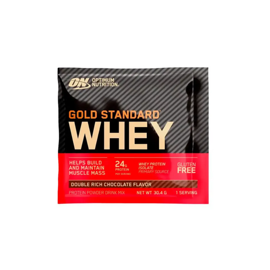 GOLD STANDARD 100%WHEY 31GR  DOUBLE RICH CHOCOLATE