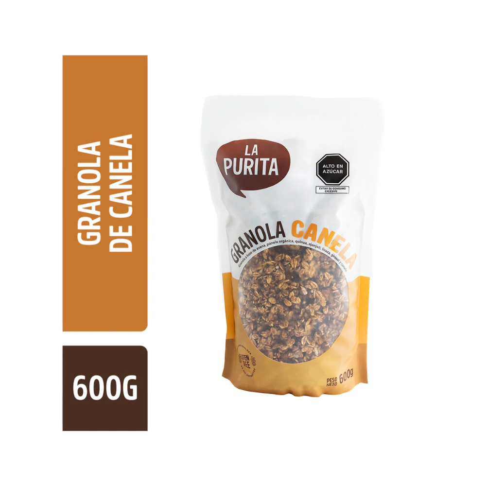 GRANOLA CANELA 600GR - LA PURITA