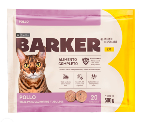 HAMBURGUESAS DE POLLO 500 GR - GATO