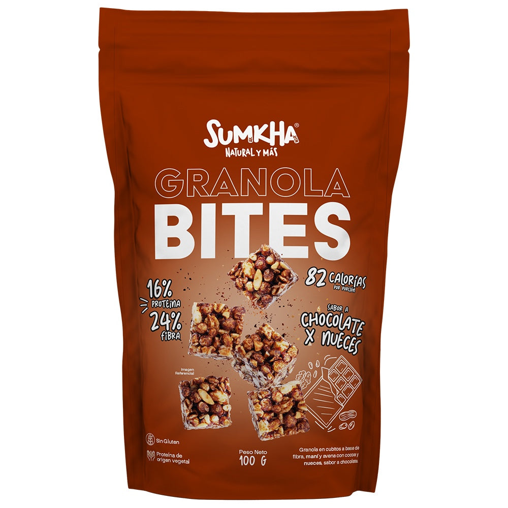 GRANOLA BITES CHOCOLATE X NUECES 100G SUMKHA