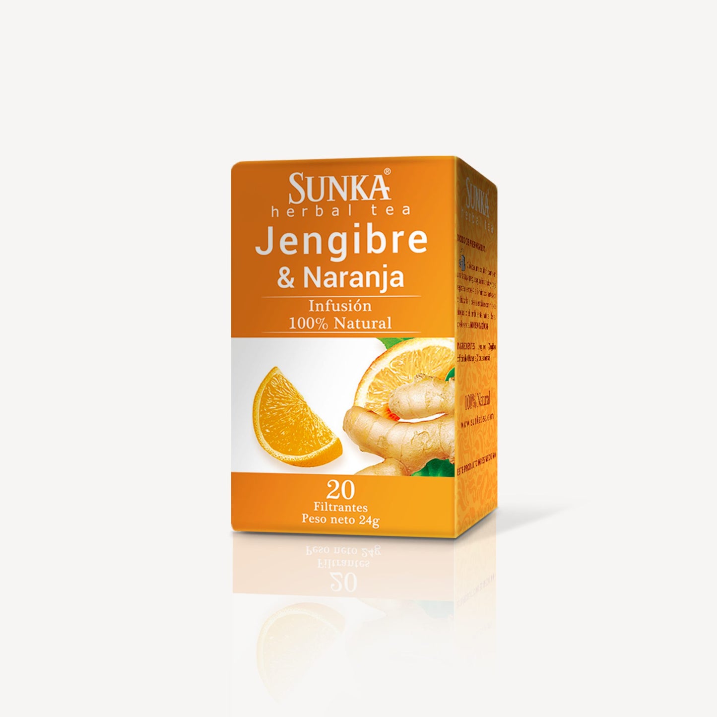 Filtrantes Jengibre/Naranja X 20