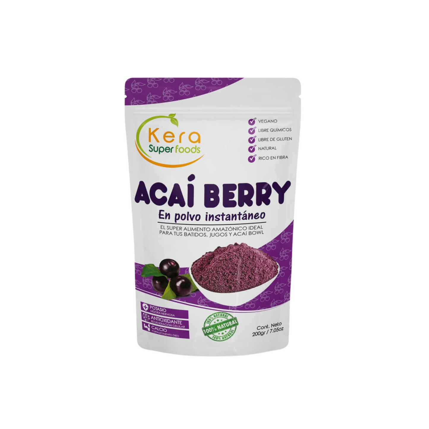 ACAI BERRY EN POLVO - KERA SUPERFOODS 200G