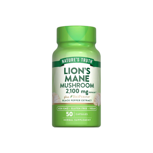 LION´S MANE MUSHROOM 2100MG NATURES TRUTH