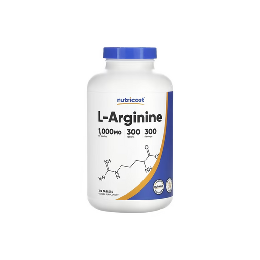 L-ARGININE 1000MG 300TAB NUTRICOST