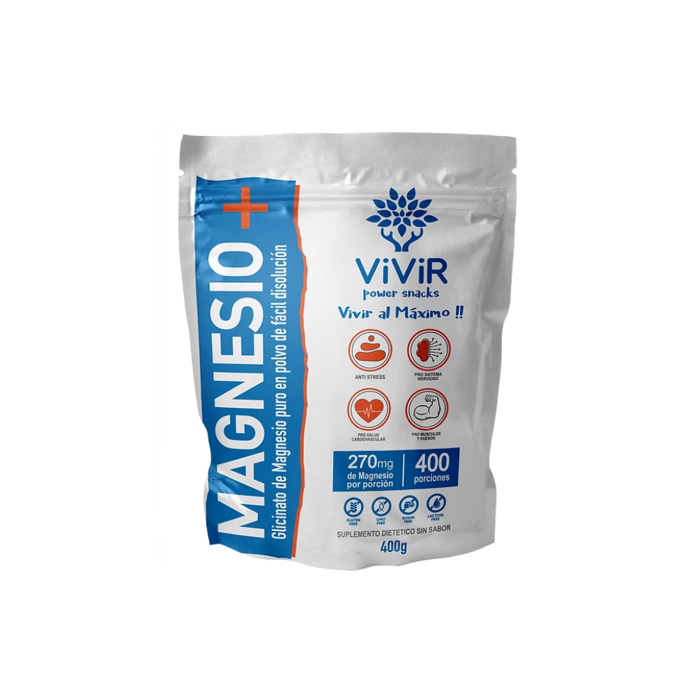 GLICINATO DE MAGNESIO EN POLVO 400 GR - VIVIR