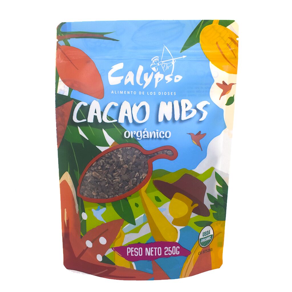 NIBS DE CACAO ORGÁNICO 250G CALYPSO