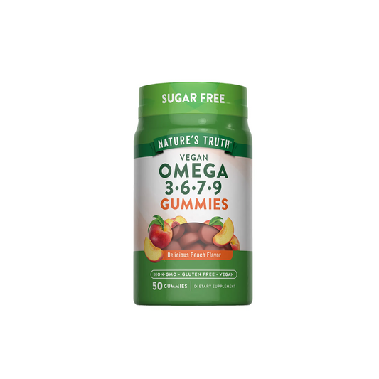 VEGAN OMEGA 3.6.7.9 50 GUMMIES NATURES TRUTH