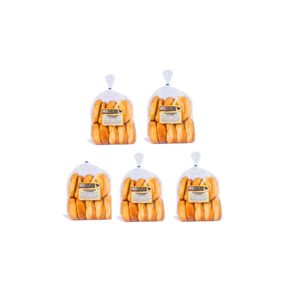 PACK DE 5 BOLSAS DE PAN DE CAMOTE BIOSUNQU