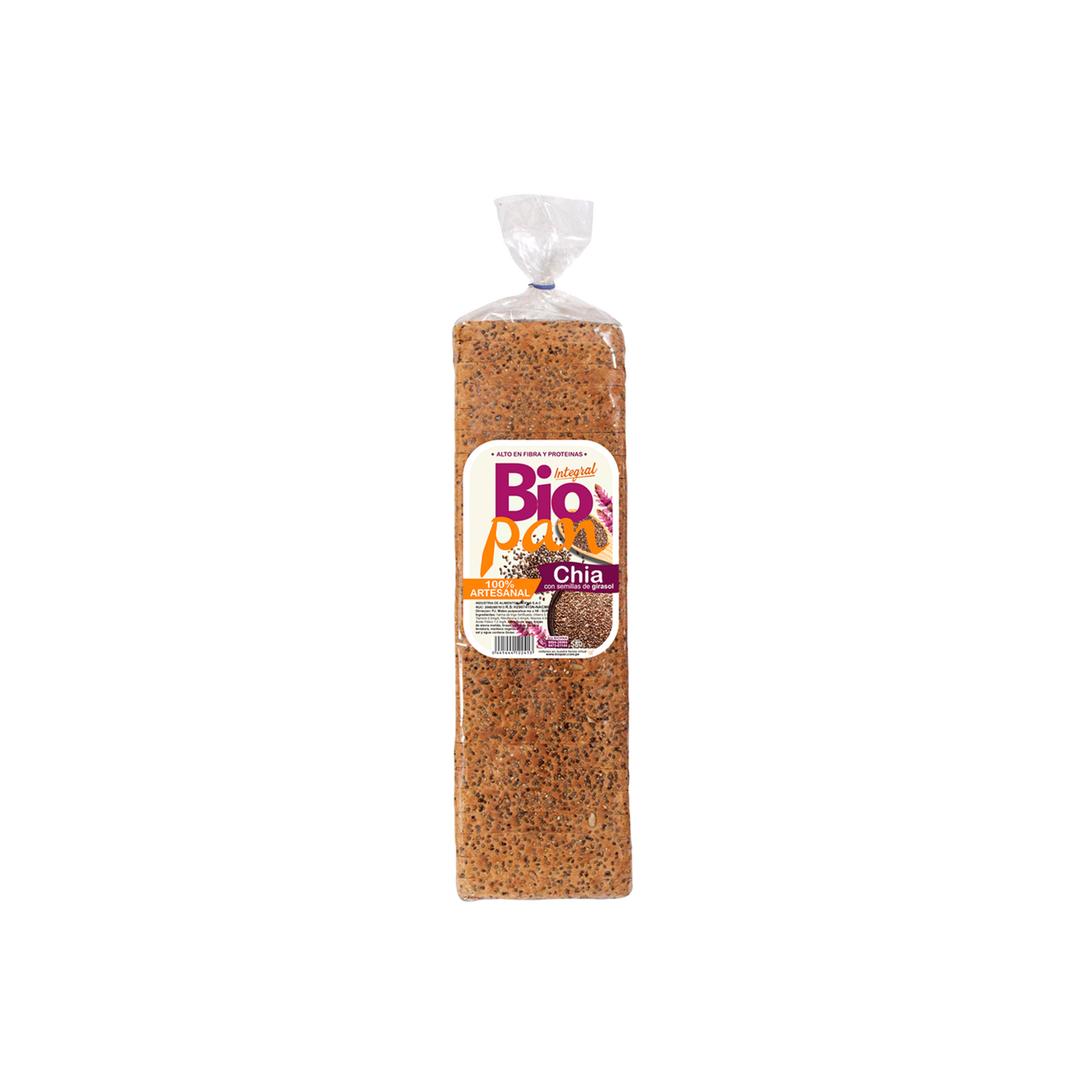 PAN DE MOLDE DE CHIA - BIOPAN 580G