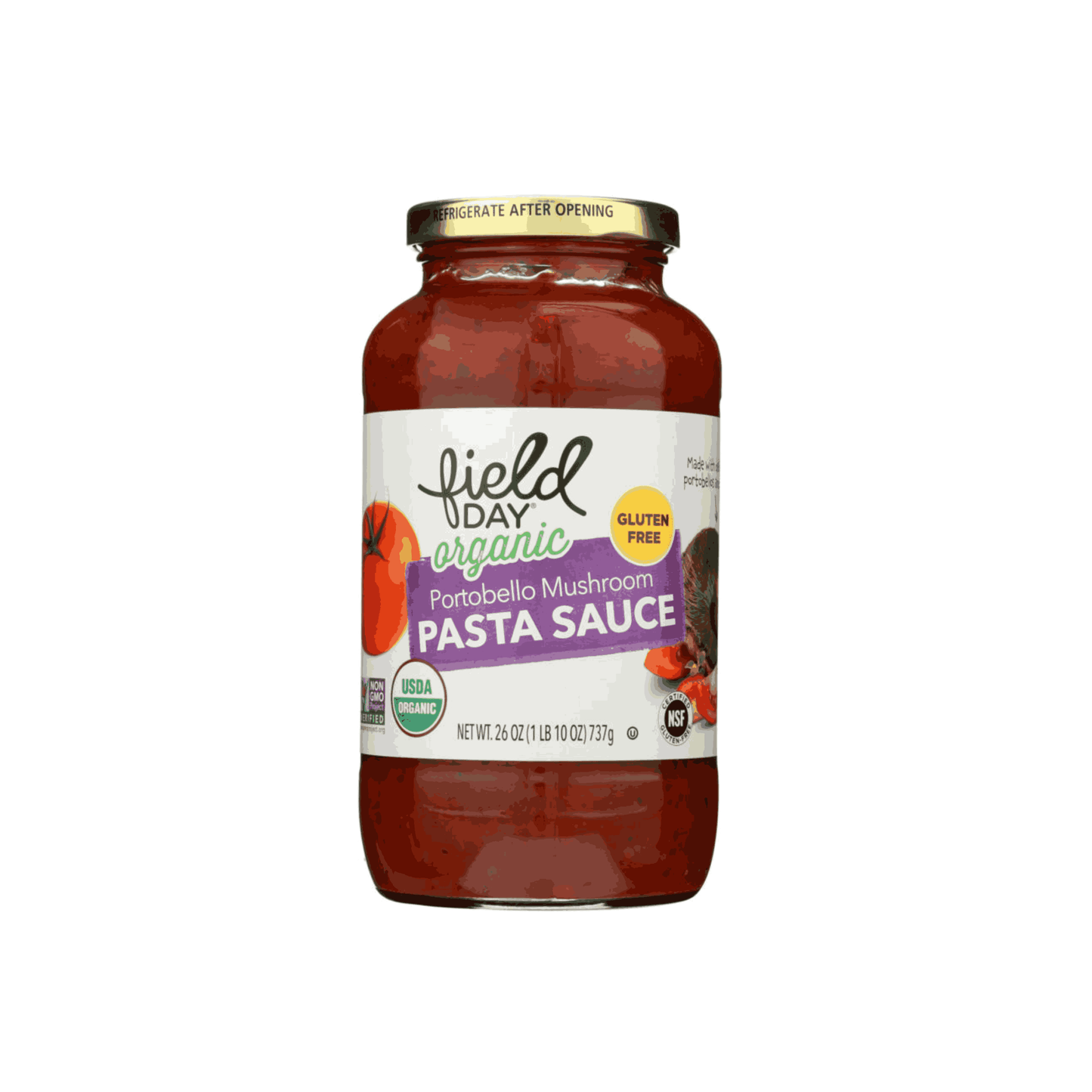 PASTA SAUCE PORTOBELLO MUSHROOM - FIELD DAY ORGANIC 680 G