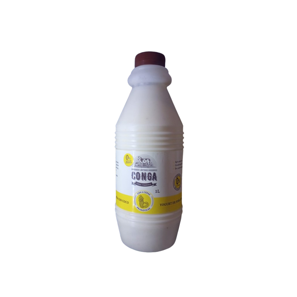 YOGURT CONGA 1 LT PIÑA Y COCO