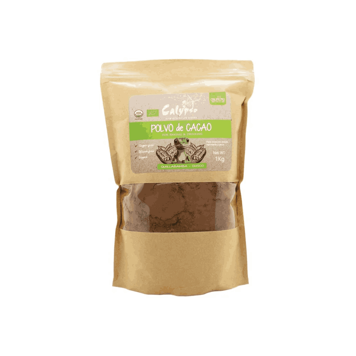 POLVO DE CACAO CALYPSO 1 KG ORGANICO