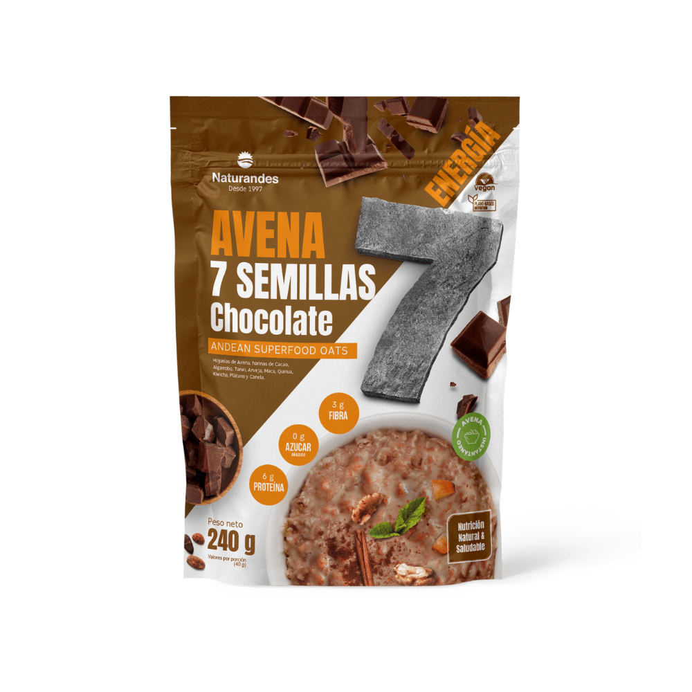 AVENA 7 SEMILLAS CHOCOLATE DOYPACK 240 GR- NATURANDES