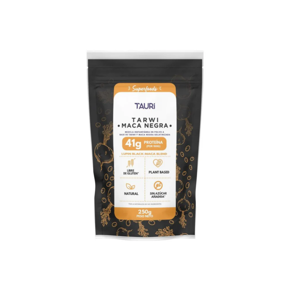 HARINA DE TARWI CON MACA NEGRA 250 GR- TAURI