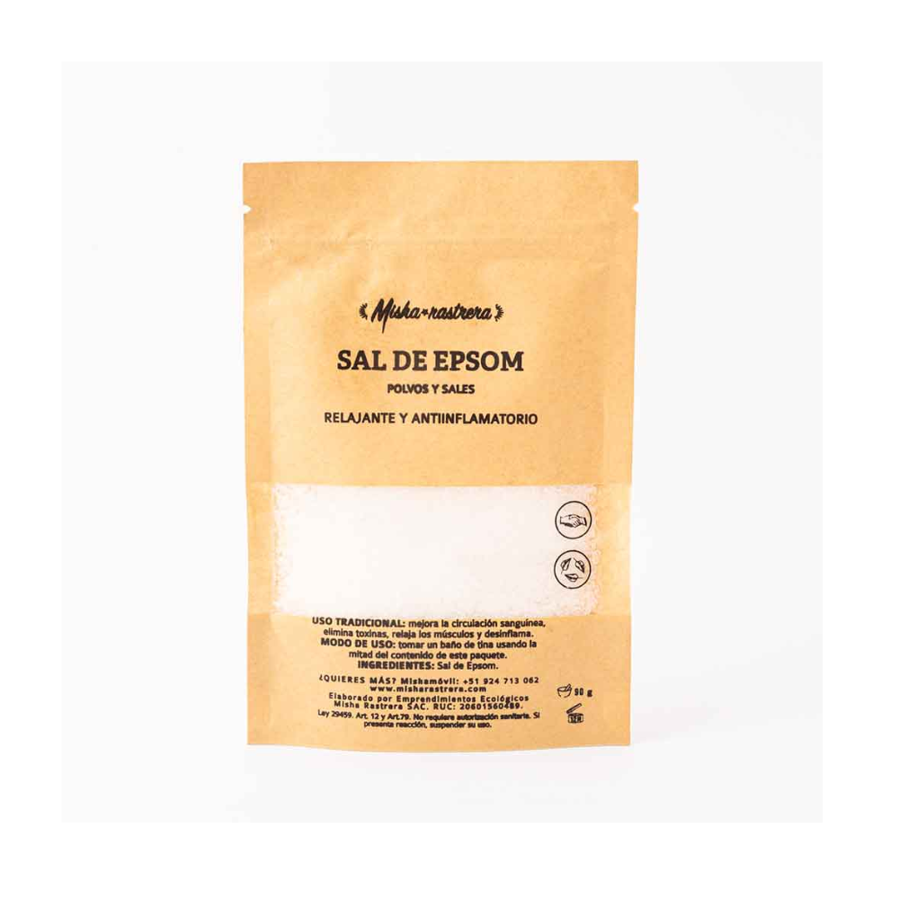 SAL DE EPSOM 90 GR MISHA RASTRERA